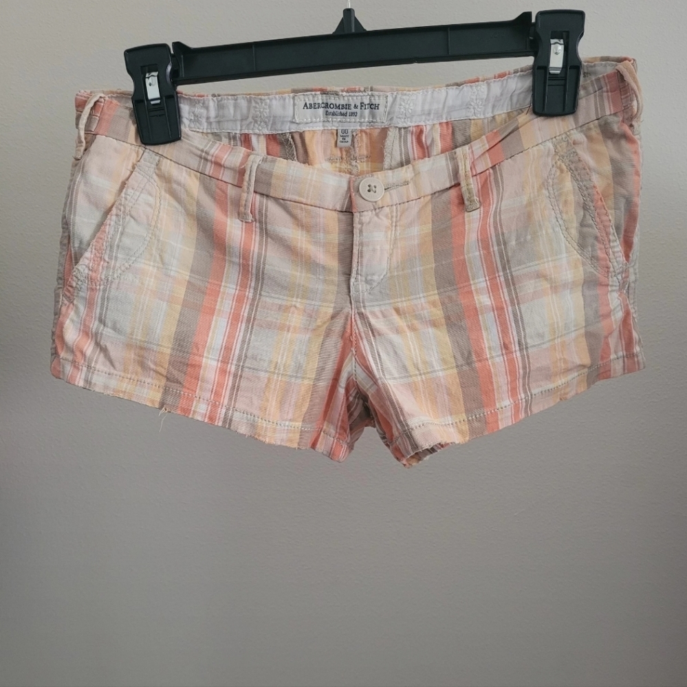 Womens Plaid Abercrombie & Fitch Shorts